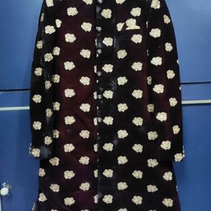 Western sherwani with herum